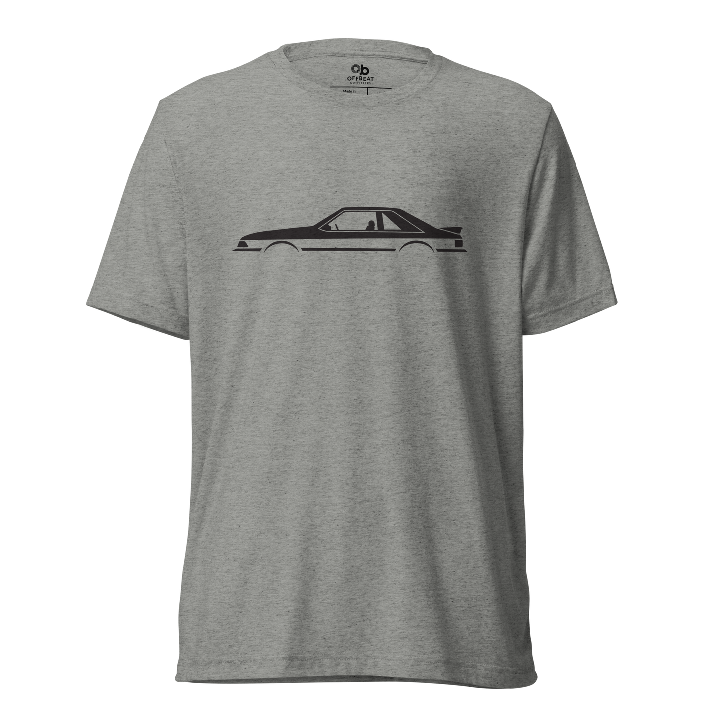 Foxbody Mustang Side Profile Silhouette Graphic Tee