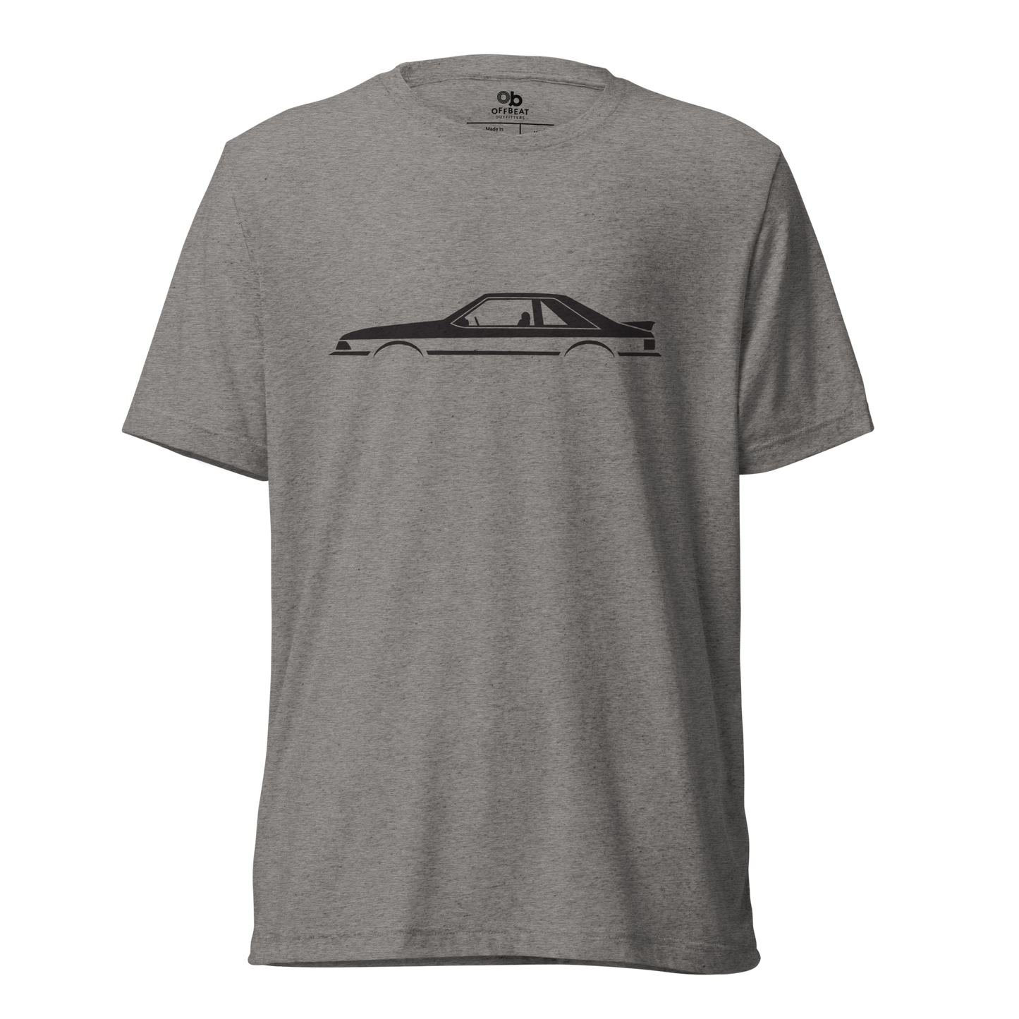 Foxbody Mustang Side Profile Silhouette Graphic Tee