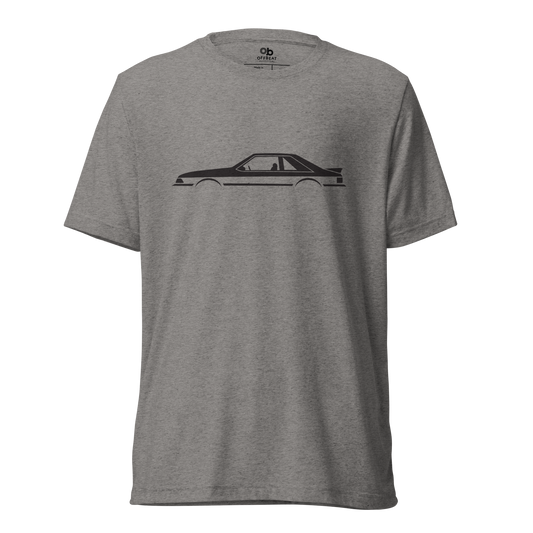 Foxbody Mustang Side Profile Silhouette Graphic Tee