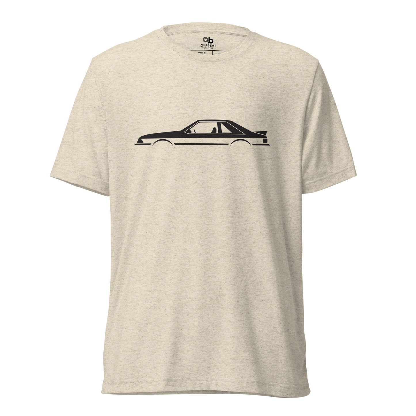 Foxbody Mustang Side Profile Silhouette Graphic Tee