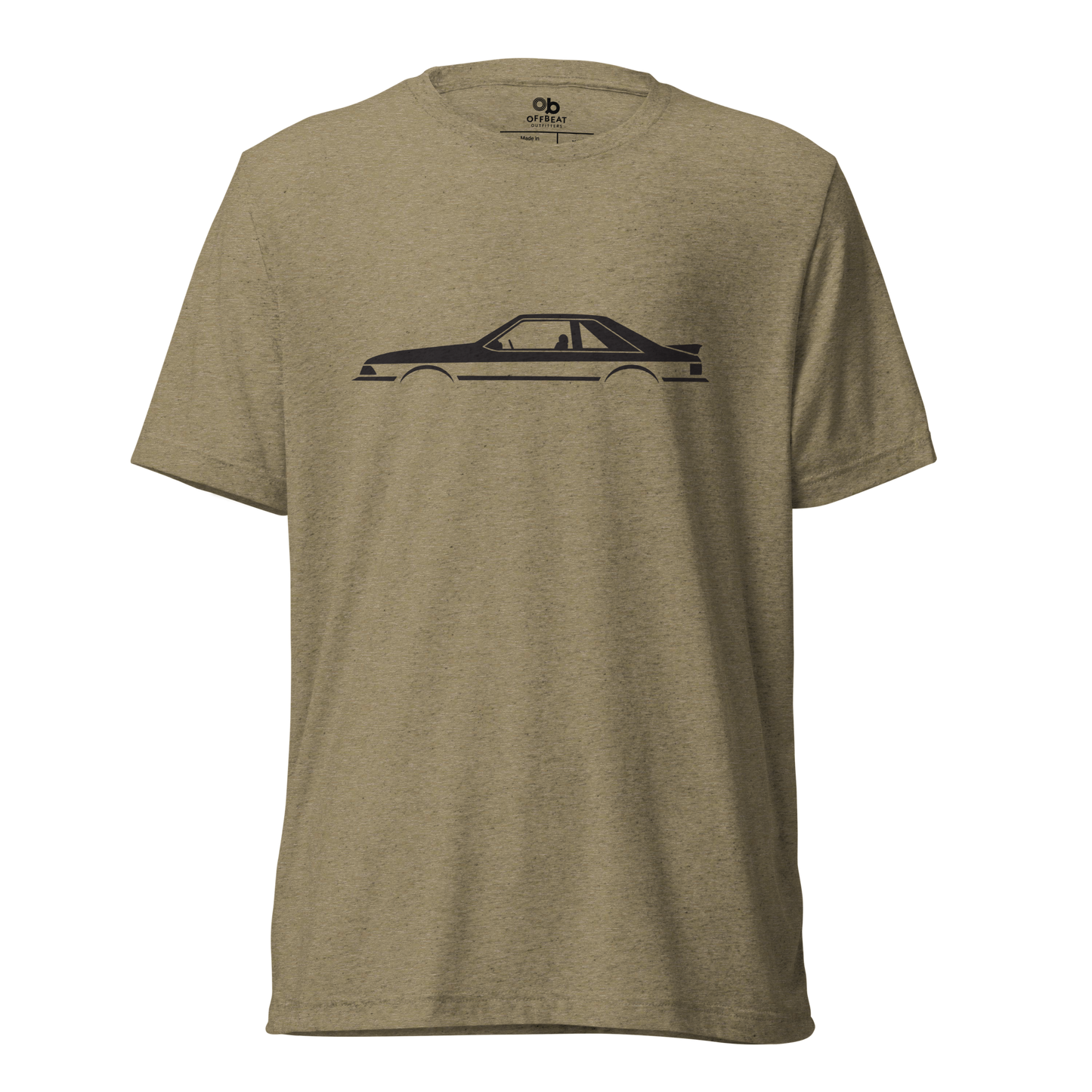 Foxbody Mustang Side Profile Silhouette Graphic Tee