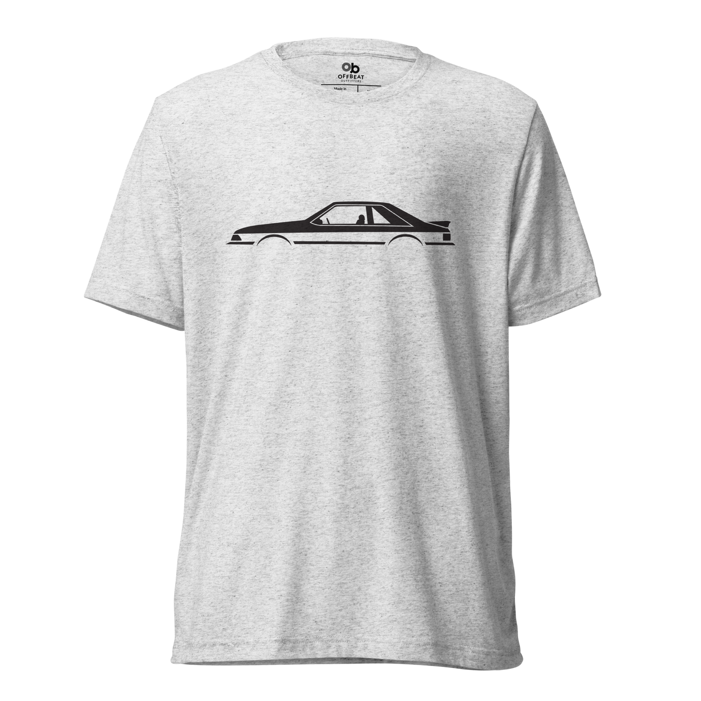 Foxbody Mustang Side Profile Silhouette Graphic Tee